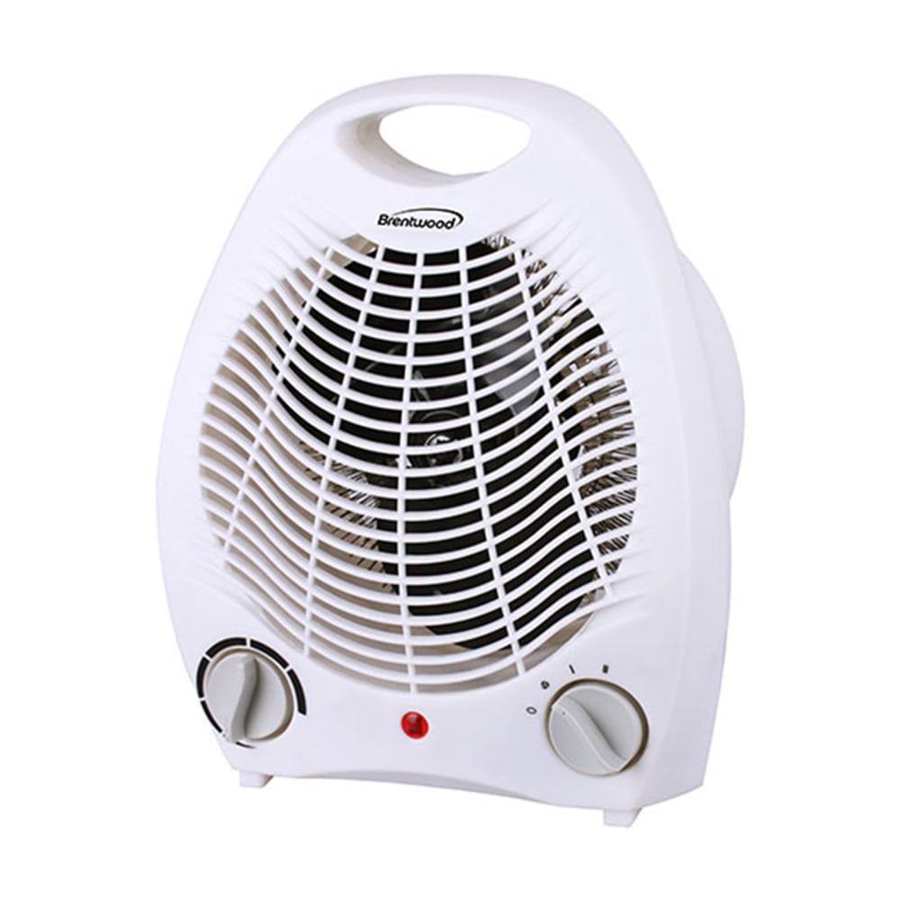 Brentwood 1500-Watt 2-In-1 Heater With Fan, 10in x 8in MPN:99597876M