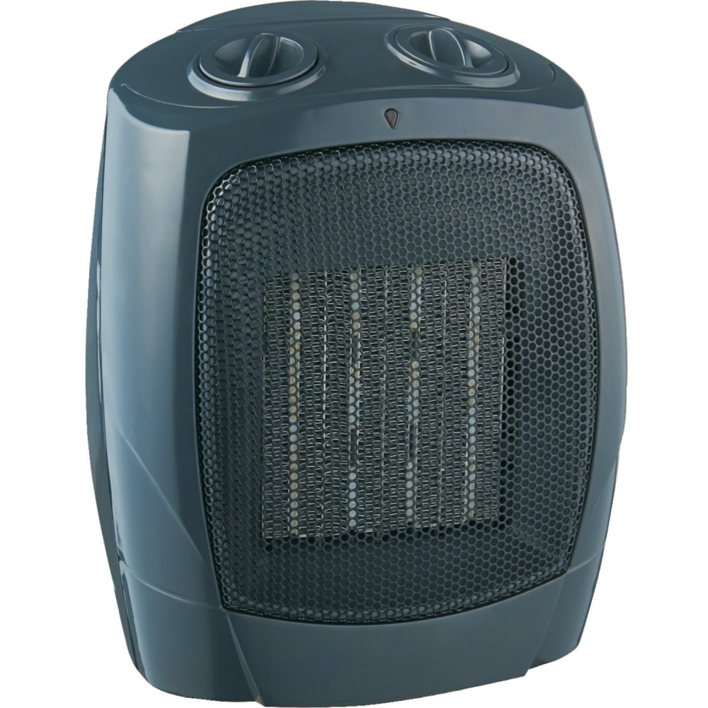 Brentwood Kool Zone 1, 500-Watt-Max Portable Ceramic Space Heater and Fan, Black MPN:H-C1601
