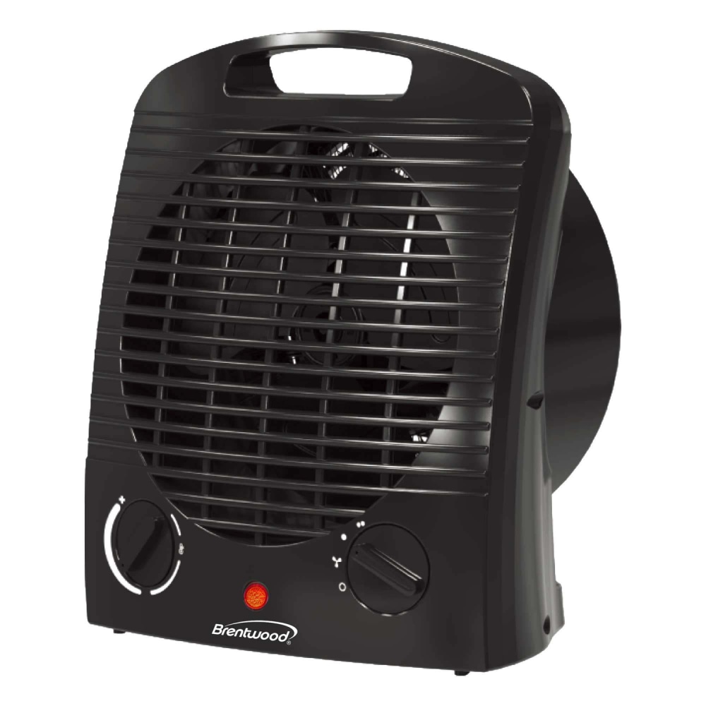 Brentwood H-F306 1, 500-Watt-Max Portable Electric Space Heater and Fan, Black MPN:H-F306BK