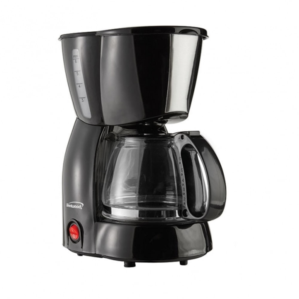 Brentwood 4-Cup Coffee Maker, 11in x 6in, Black MPN:99594441M