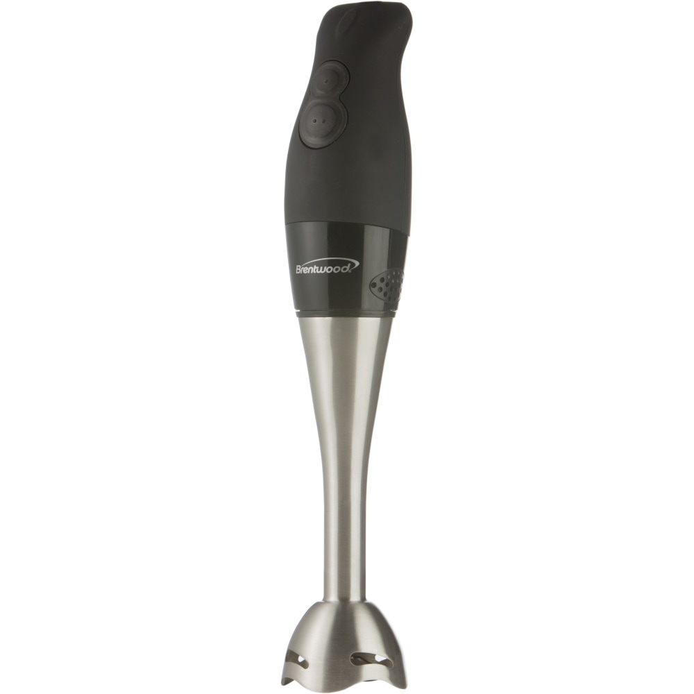 Brentwood HB-33BK 2 Speed Comfort Grip Hand Blender in Black - 200 W - 2 Speed Setting(s) - 4.83 ft - Black MPN:HB-33BK