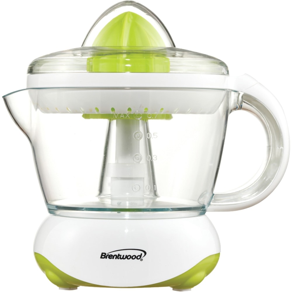 Brentwood Electric Juicer - 16.91 fl oz Capacity - 20 W Motor - White MPN:J-15