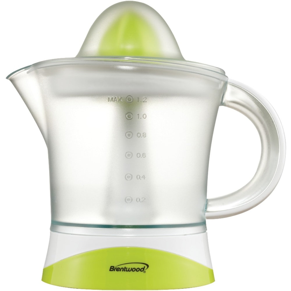 Brentwood (J-17) 1.2 Liter Citrus Squeezer/Juicer in White - 1.27 quart Capacity - 25 W Motor - White MPN:J-17