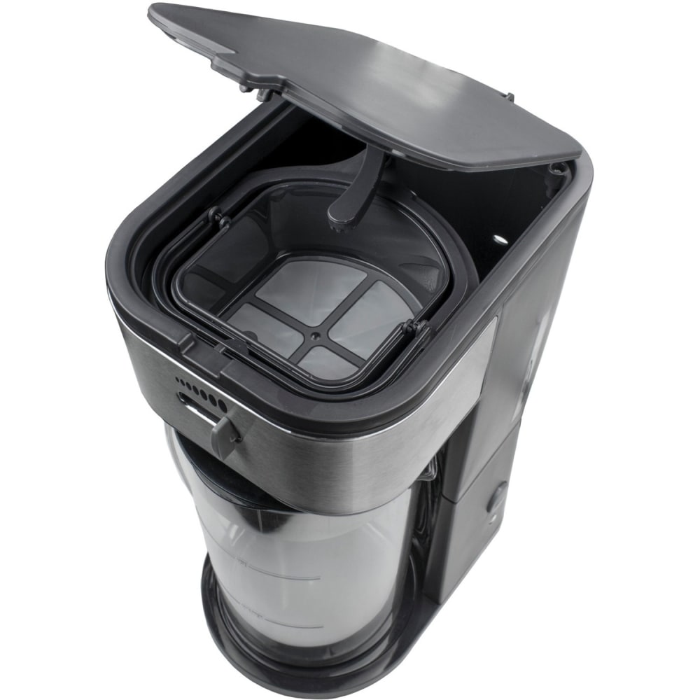 Brentwood KT-2150BK Iced Tea and Coffee Maker with 64oz Pitcher, Black - 700 W - 2 quart - 8 Cup(s) - KT2150BK MPN:KT-2150BK