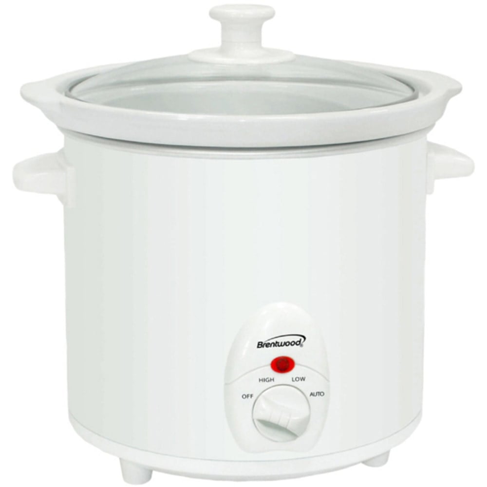 Brentwood 3 Quart Slow Cooker - 3 quart - White MPN:SC-135W
