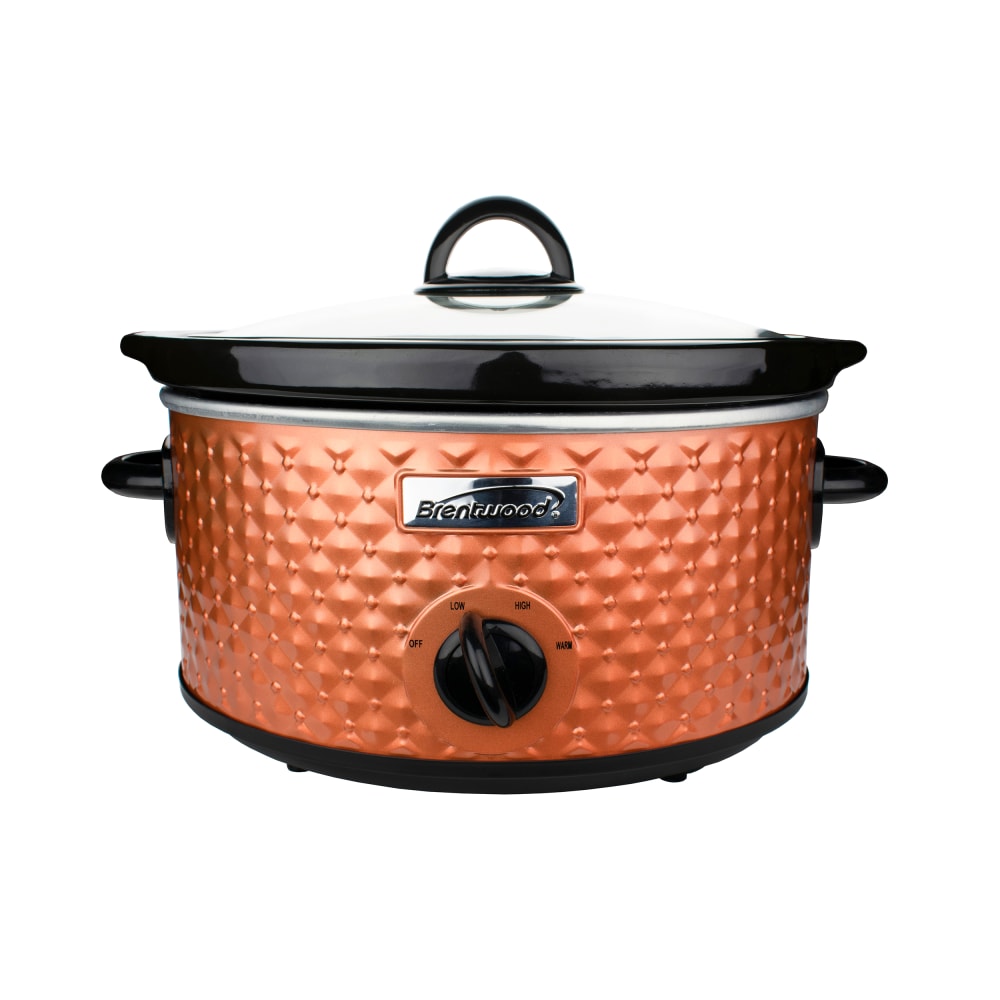 Brentwood 3.5-Quart Slow Cooker, Copper MPN:SC-136C