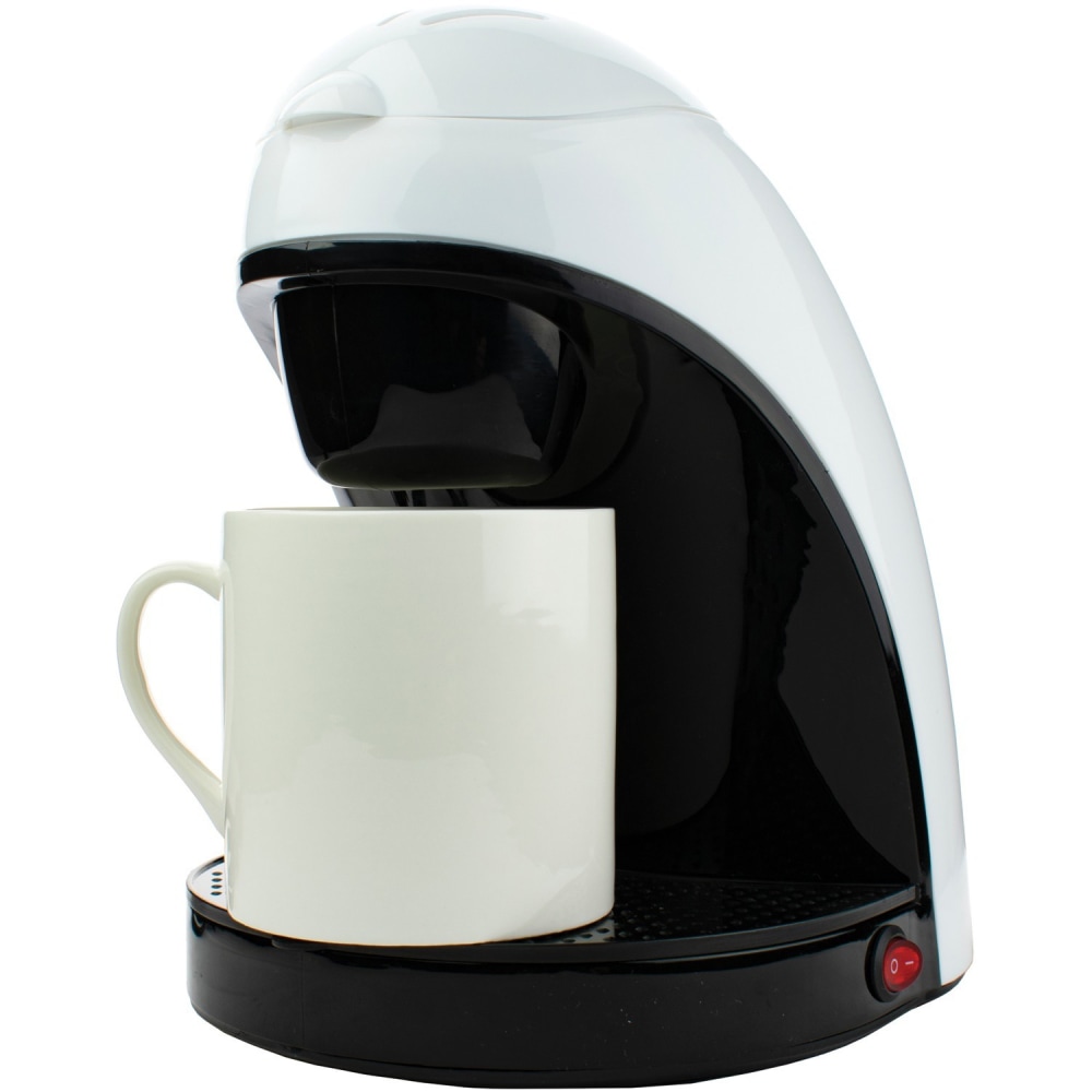 Brentwood Single-Cup Coffee Maker, White, BTWTS112W MPN:TS-112W