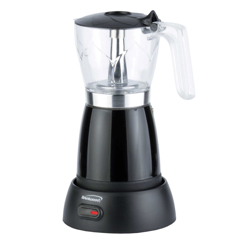 Brentwood 6-Cup Cordless Electric Moka Pot Espresso Machine, Black MPN:TS-119BK