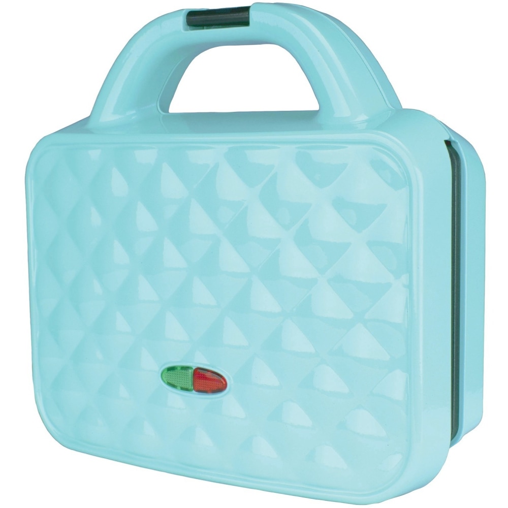 Brentwood TS-239BL Couture Purse Non-Stick Dual Waffle Maker, Blue - 2 x MPN:TS-239BL