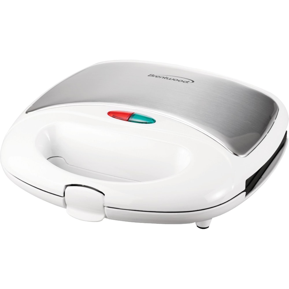 Brentwood Sandwich Maker - Plastic, Metal - White MPN:TS-240W
