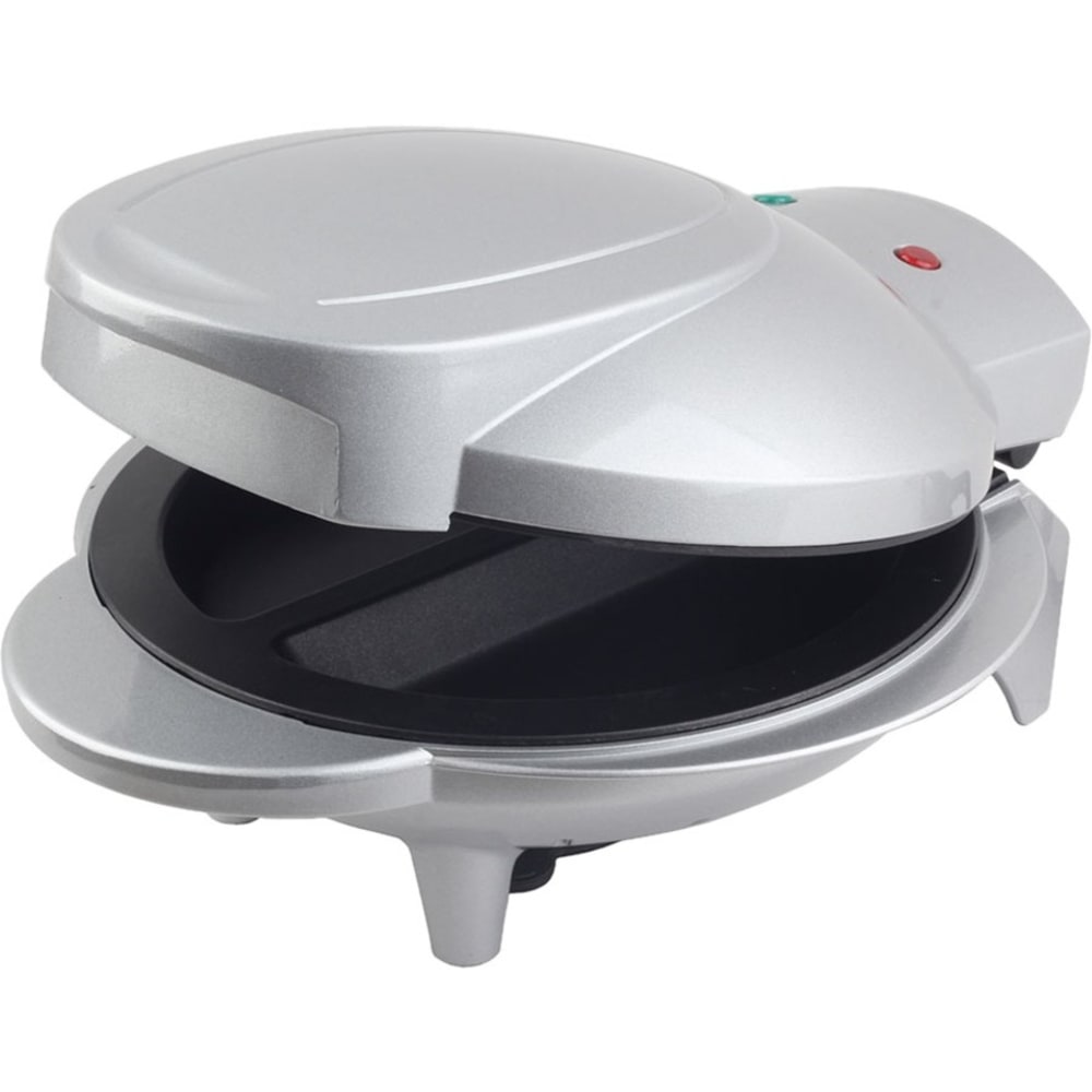 Brentwood TS-255 Non-Stick Electric Omelet Maker - 2 Omelet - Silver (Min Order Qty 3) MPN:TS-255