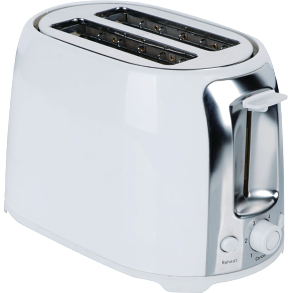 Brentwood Cool Touch 2-Slice Wide-Slot Toaster, White/Stainless Steel MPN:TS-292W
