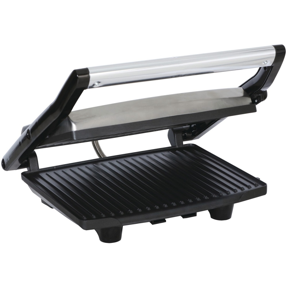 Brentwood Select TS-651 Compact Non-Stick Panini Press & Sandwich Maker, Stainless Steel - 1 Sq. ft. Cooking Area - TS651 MPN:TS-651