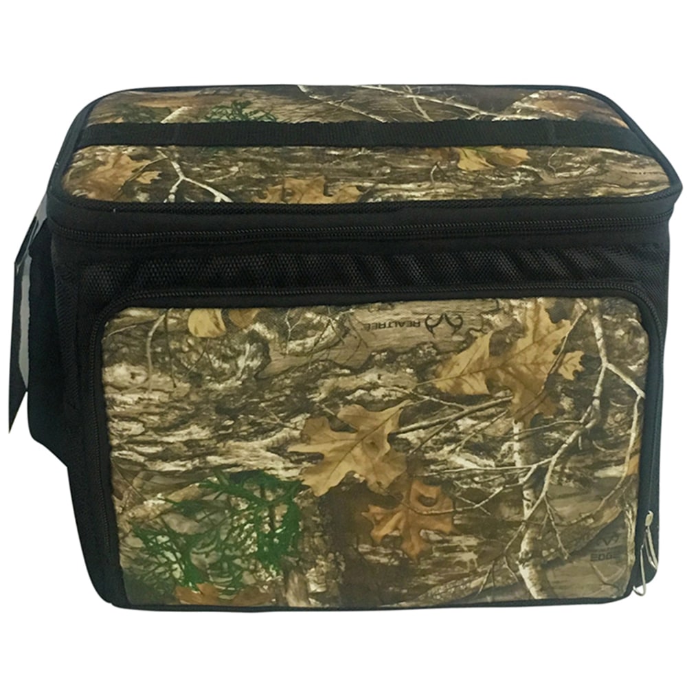 Brentwood Kool Zone 12-Can Insulated Cooler Bag, 9-1/4inH x 7-3/4inW x 12inD, Realtree Edge Camo MPN:995115759M