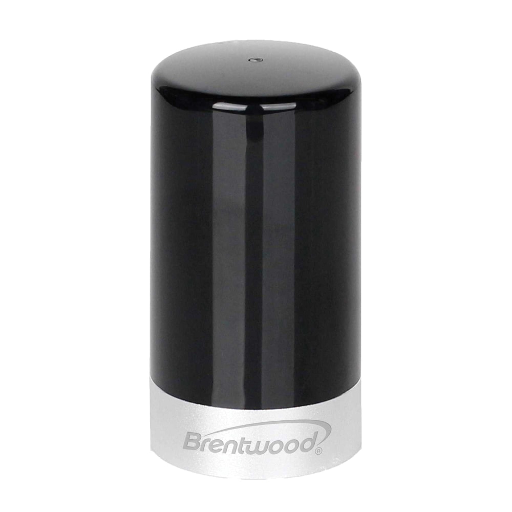 Brentwood Portable Automatic Vacuum Wine Preserver and Bottle Stopper, 3-1/4inH x 1-3/4inW x 1-3/4inD, Black MPN:WA-2000BK