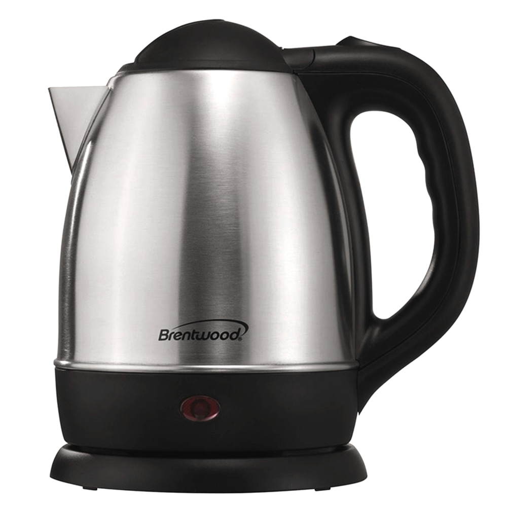 Brentwood 1.2L Stainless Steel Electric Cordless Tea Kettle, Silver MPN:99583239M