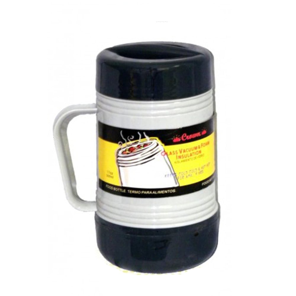 Brentwood Glass Vacuum/Foam Insulated Food Thermos, 16.9 Oz, White MPN:FT05