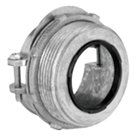 Flexible MC Connector, 1/2 in, Push-On, Die Cast Zinc, Gray MPN:686-DCI2