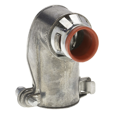 Flexible MC Connector, 1/2 in, Push-On, Die Cast Zinc, Gray MPN:851ASP