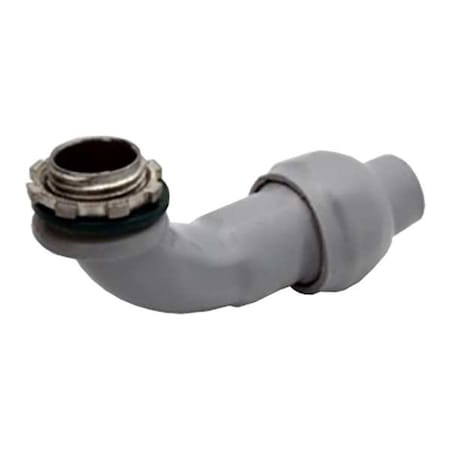 MC Grounding Connector, 1/2 in, Snap-In, Zinc Alloy, Plain, Gray MPN:895-DC2C