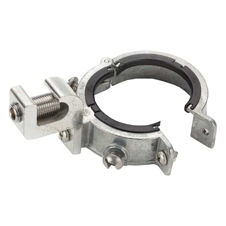 EMT/Rigid Bushing, 2 in, Threaded, Zinc Alloy, Painted, Grey with Black Insulator MPN:SGBTL386CL