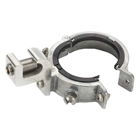 EMT/Rigid Bushing, 3-1/2 in, Threaded, Zinc Alloy, Zinc Plated, Grey with Black Insulator MPN:SGBTL38940