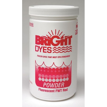 Dye Tracer Powder, Fluorescent Red, 1 lb MPN:105403