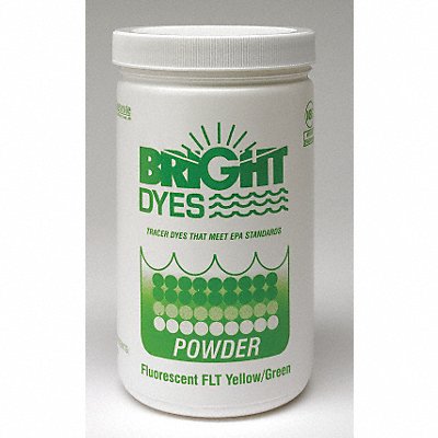 Dye Tracer Powder Flt Yellow/Green 1 lb MPN:105001
