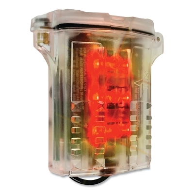 FREAKIN' Beacon Safety Flasher Red Plas Solid Cl MPN:71020R