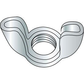 Wing Nut Cold Forged 3/8-16 Type A Light Series Low Carbon Steel Zinc CR+3 UNC Pack of 100 863168
