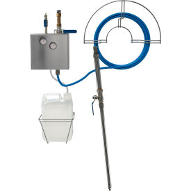 Brightwell EcoFoam Station 1 Product Stainless Steel with 50' Hose & Bracket DF20-15M-5L/U9