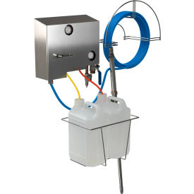 Brightwell EcoFoam Station 2 Product Stainless Steel with 50' Hose & Bracket DF30-15M-5L/U9