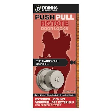 Ganyon Keyed Style, Satin Nickel, Doorlock MPN:23002-119