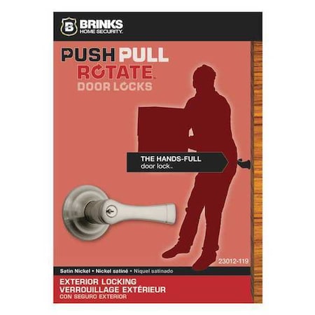 Harper Keyed, Satin Nickel, Doorlock MPN:23012-119
