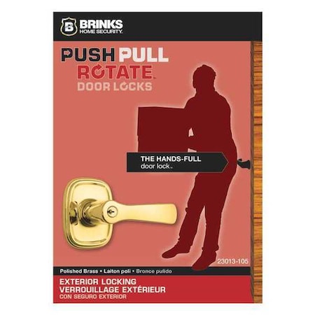Alwood Keyed, Polished Brass, Doorlock MPN:23013-105