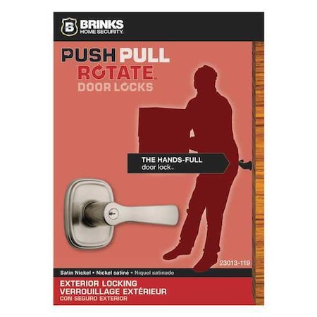 Alwood Keyed, Satin Nickel, Doorlock MPN:23013-119