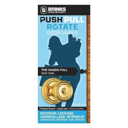 Barrett Privacy, Polished Brass, Doorlock MPN:23025-105