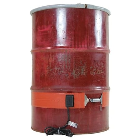 Drum/Pail Heater, Silicone Rubber, 120VAC, 15 Gallon, 700W, 44