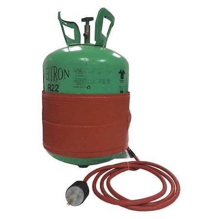 Refrigerant Jug Warmer, 240V, 200W, 30/50/125lb Cylinders, NEMA 6-15 MPN:HB2001