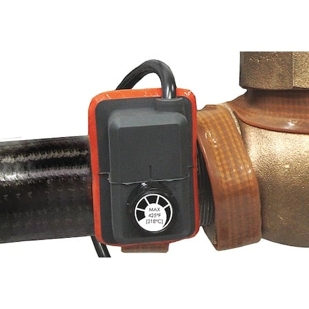 Heating Tape, Adjustable Thermostat Control, 120VAC, 720W, 1