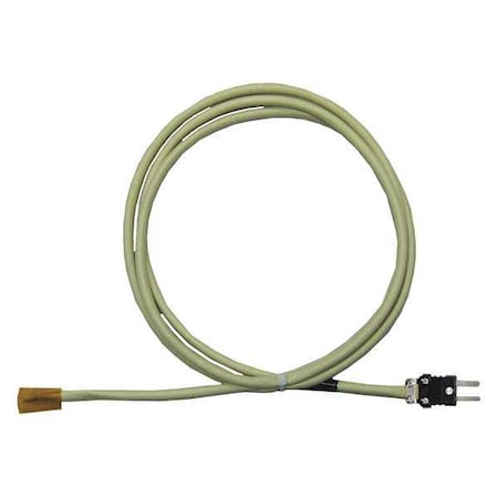 Thermocouple, Type J, 10 ft., 24 AWG Wire, Indoor use MPN:TAJN10-AA