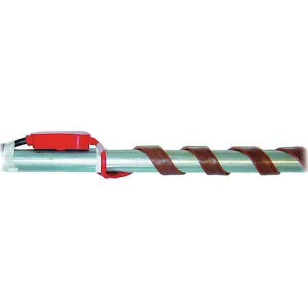 Heating Tape, Silicone Rubber, Preset Thermostat, 120VAC, 209W, 1