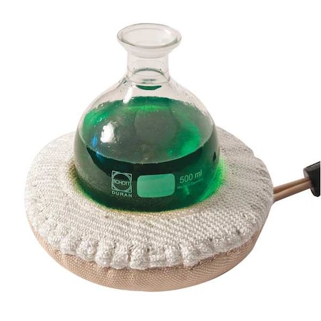 Heating Mantle, Lower Hemisphere, 120VAC, 60W, 50mL, Temps up to 842 Degrees F MPN:HM0050-HS1