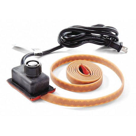 Silicone Rubber Heating Tape, 240V, 720W MPN:MSTAT102010