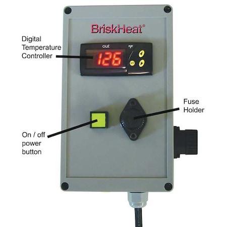 Temperature Controller, Digital On/Off, Outdoor-Use, 240V, 32 to 999 Degrees F MPN:TTD999-K240