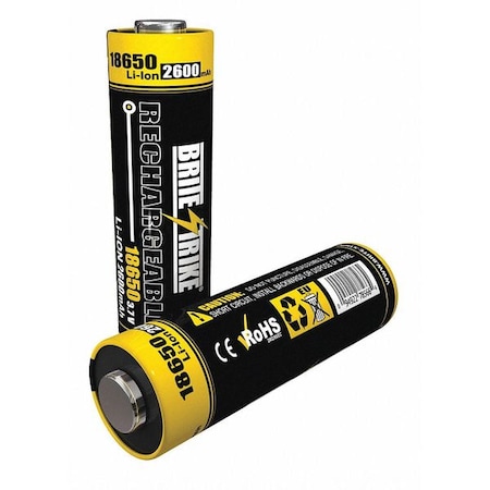 Rechargeable Battery, 18650, Lithium Ion MPN:18650 LI-ION 2400