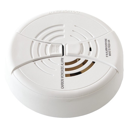 Carbon Monoxide Alarm, 85 dB at 10 ft, 9V, Electrochemical Battery Backup: Yes MPN:CO250B