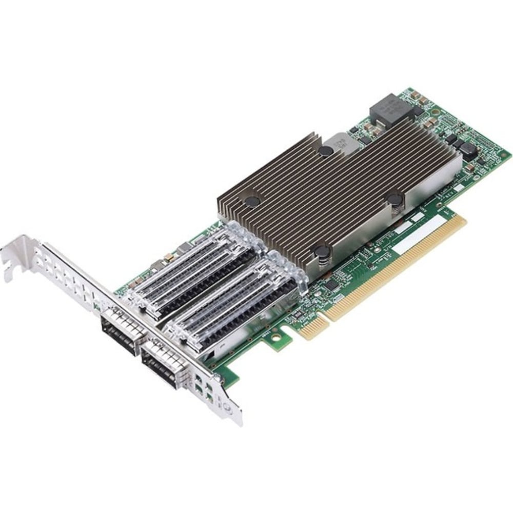 Broadcom Dual-Port 100 Gb/s QSFP56 Ethernet PCI Express 4.0x16 Network Interface Card - PCI Express 4.0x16 - BCM957508P2100G MPN:BCM957508-P2100G