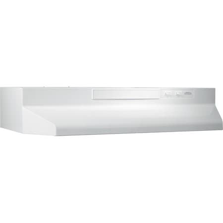 White-on-White Range Hood MPN:F402411