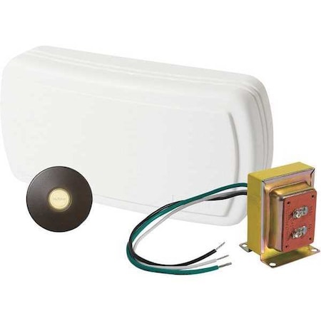 Doorbell, 1 Stucco Pushbutton, Bronze MPN:BK131LRBZ